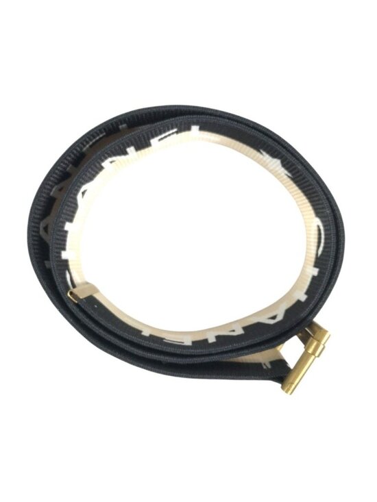 Chanel Belt CC Logo Canvas Leather Black main image 4